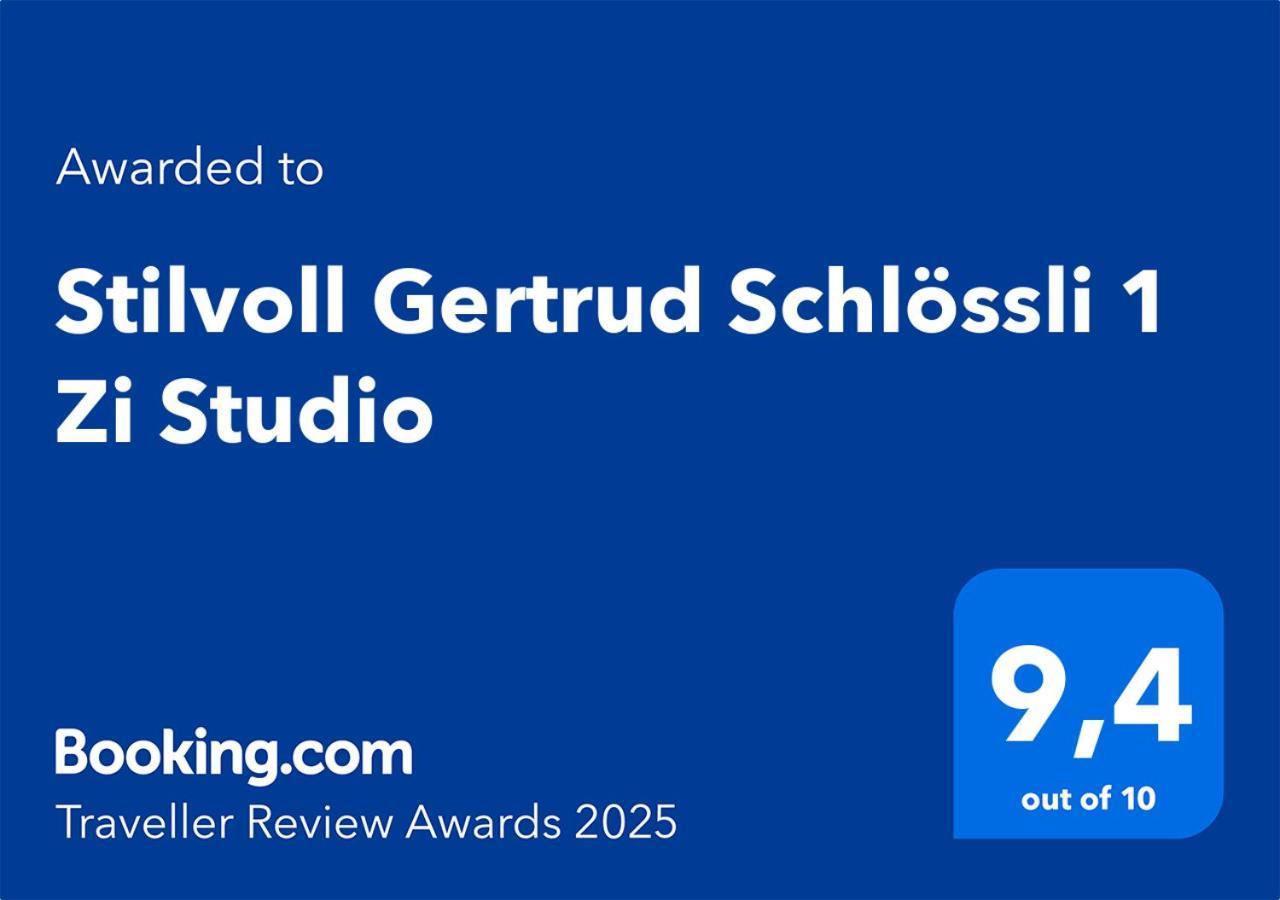 Stilvoll Gertrud Schloessli 1 Zi Studio St. Gallen Zewnętrze zdjęcie